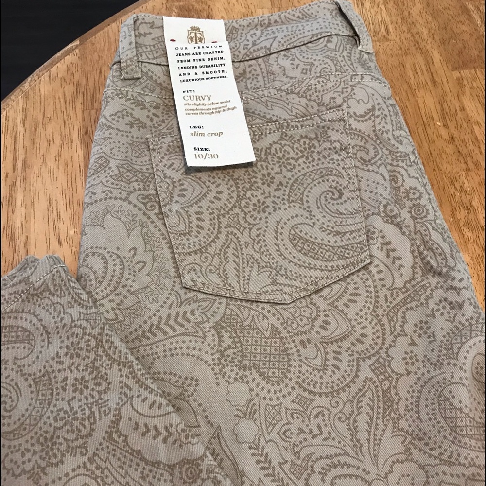 Talbots Crop Jeans